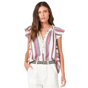 XiRENA Cali Emi top in Cali Stripe L